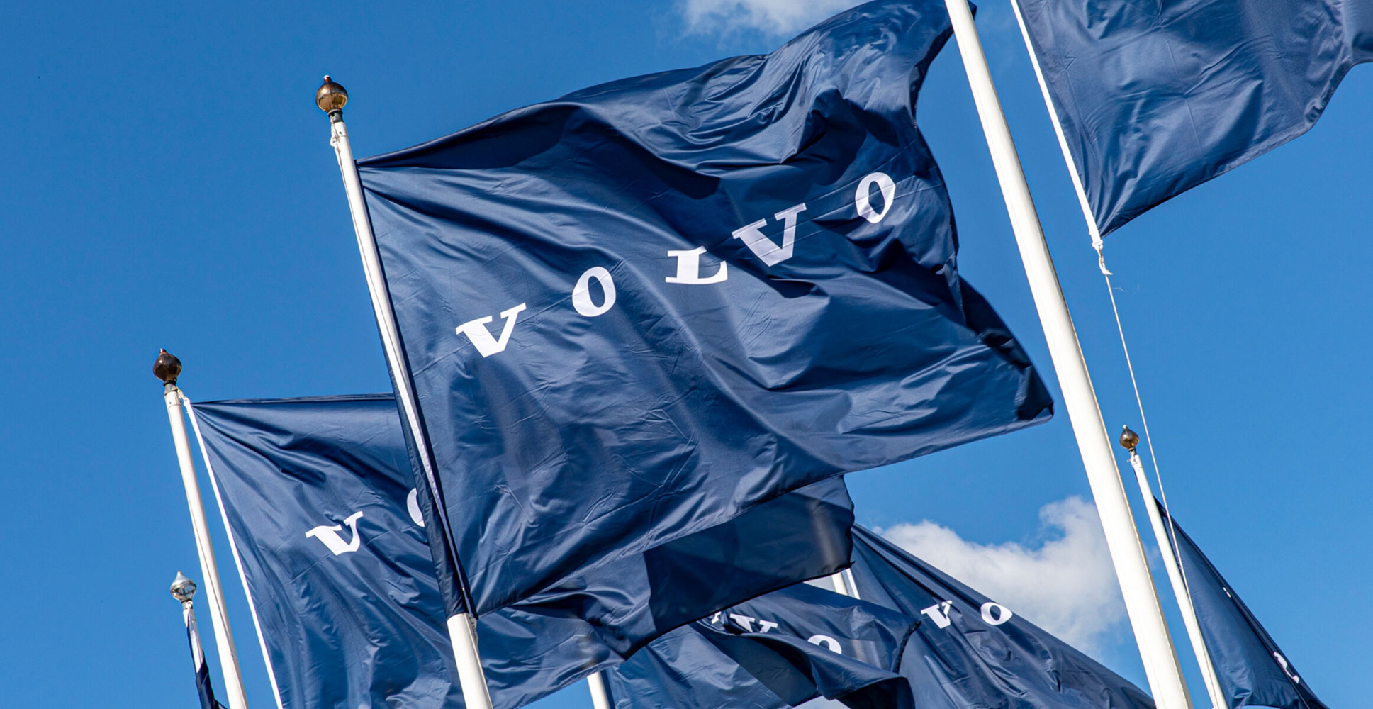 Volvo flags